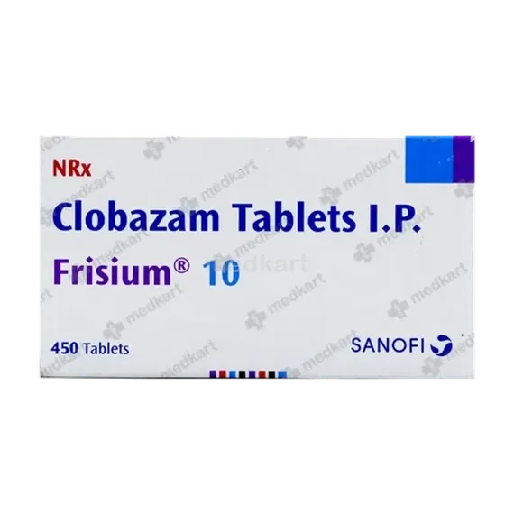 frisium 10mg tablet 15's